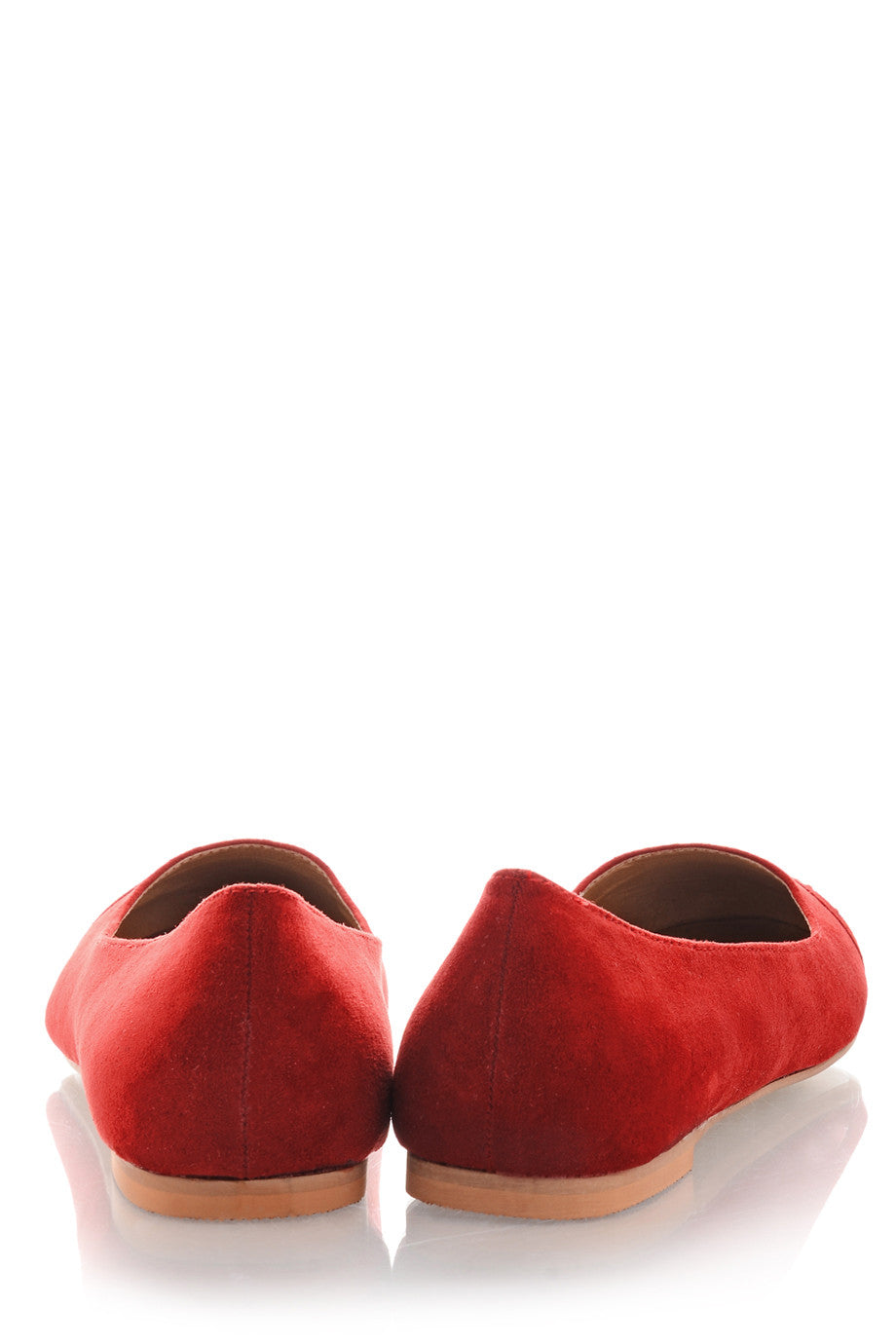 Κόκκινες Μπαλαρίνες με Κρύσταλλα | Γυναικεία Παπούτσια