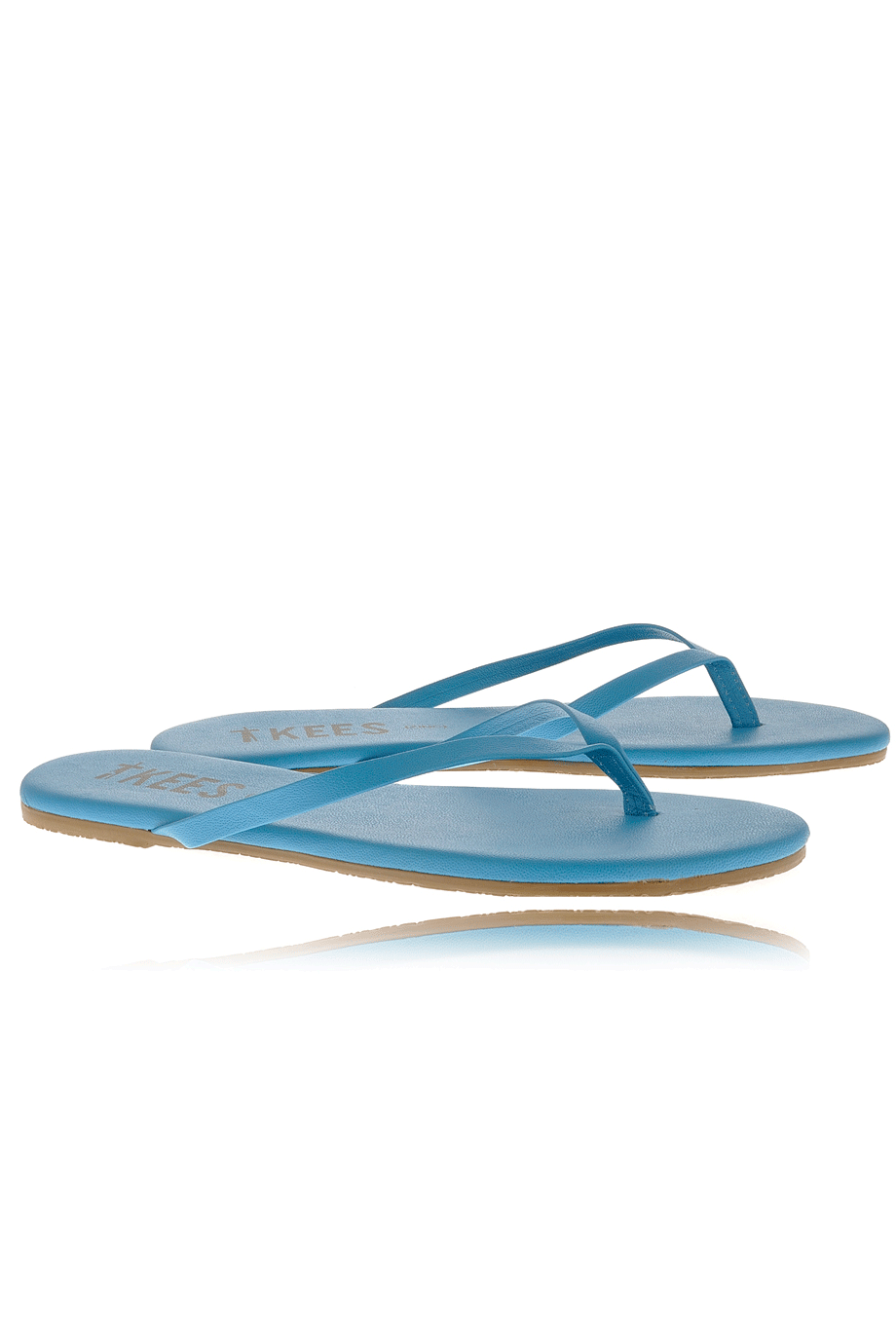 Μπλε Δερμάτινα Σανδάλια - Tkees | Γυναικεία Παπούτσια