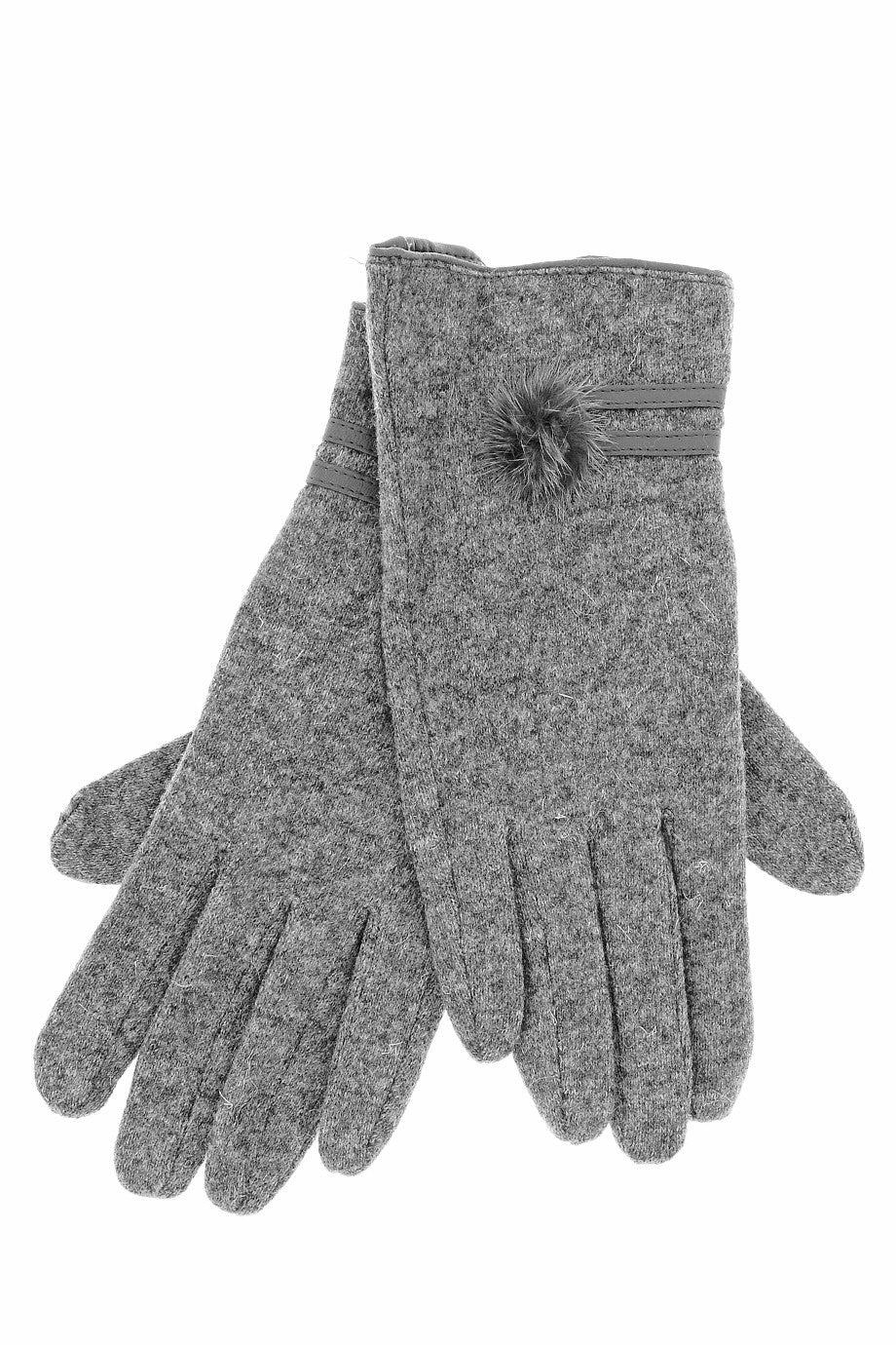 Γκρι Mάλλινα Γάντια | Γυναικεία Γάντια